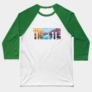 TRIESTE -  Italy Grand Canal Sunset Baseball T-Shirt